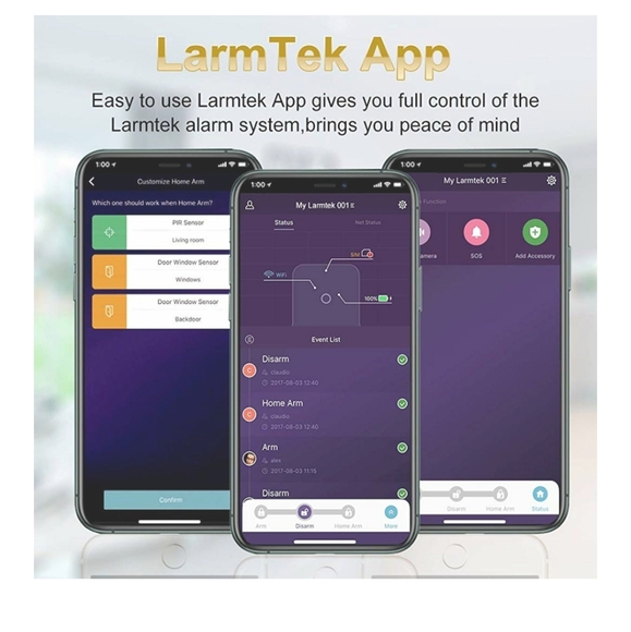 LarmTek Smart Wi-Fi Alarm System - Picture 4 of 5